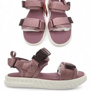 New Balance 600 Puffy Sandals Womens‎ Size 7B Rosewood & Sea Salt NEW in Box